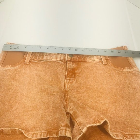 Isabel Maternity Ingrid/Isabel Women's Size 6 Side Panel Brown Carpenter Short - Picture 7 of 16